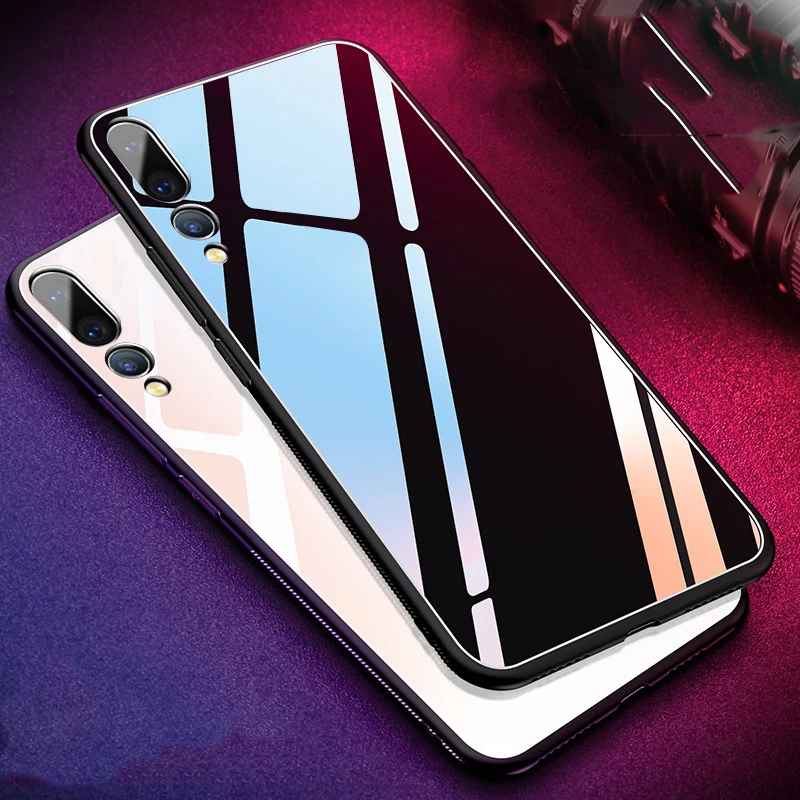 

Mirror Clear View Flip Case For Huawei P20 Pro Case Full Phone Cover, 3 colors