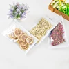 Plastic Package With White Backing Clear Transparent Front, Packaging Zipper Bag Plastic Packaging Resealable Bags
