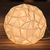 LED Globe Night Light Bed Room Decorative Premium Ceramic Ball Table Lamp