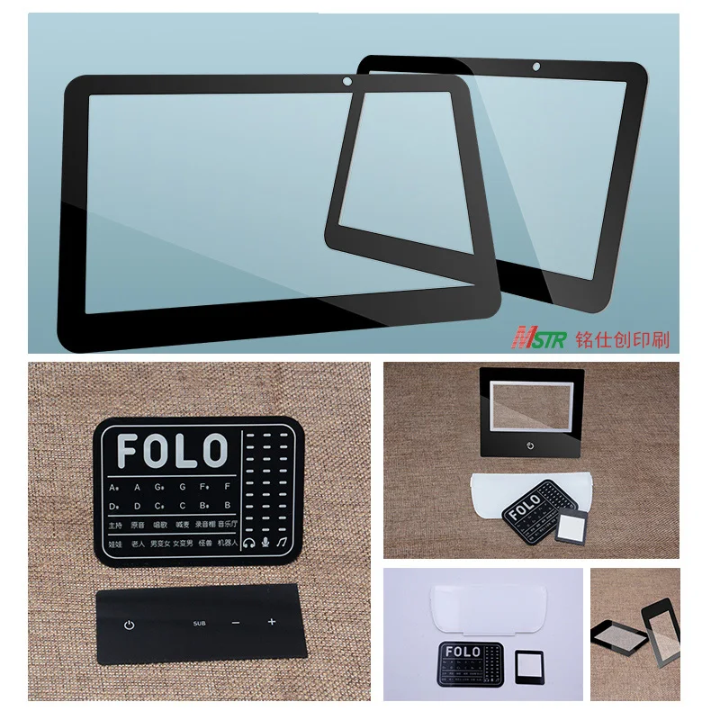 touching acrylic lens