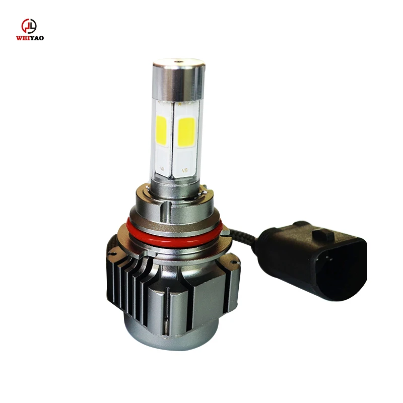 Wholesale 4 Sides Led Headlight Three Colors Led Headlight V8 For