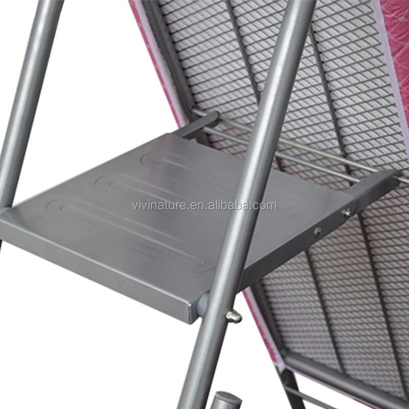 Three Steps Ladder Ironing Board With Silver Cover Buy Multy