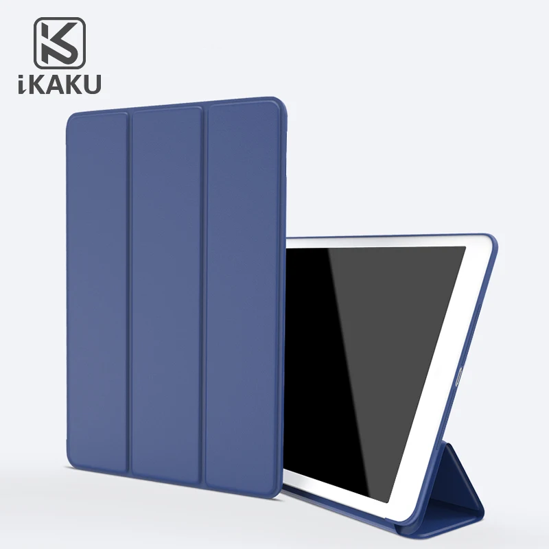 KAKU leather pu 3 fold dust protective dirtyproof flip case for ipad 6 mini4 cover