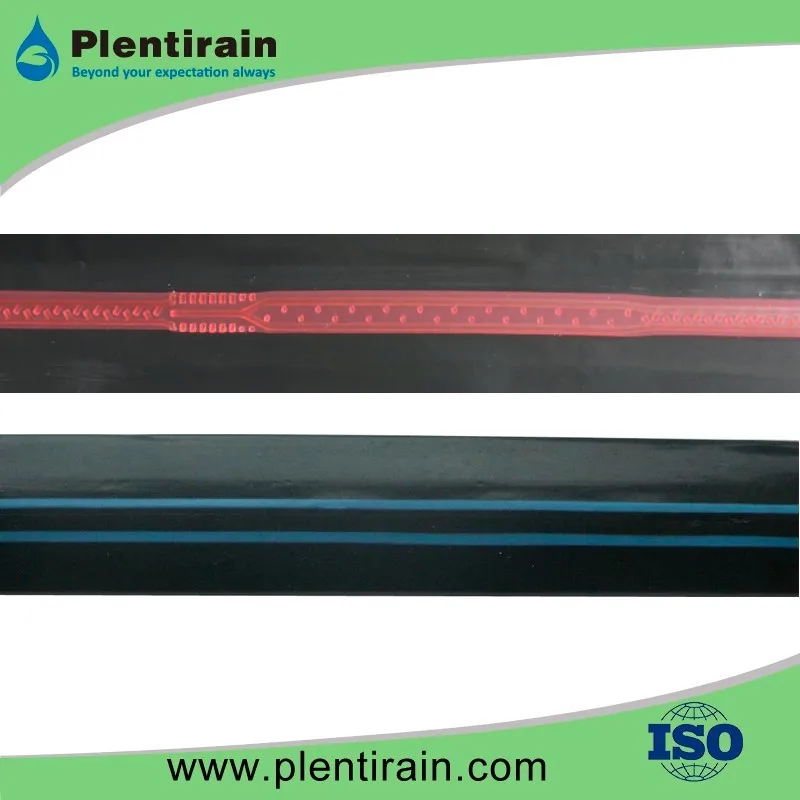 Double Line Drip Tape With 20 Cm Emitter Spacing For Agriculture Drip