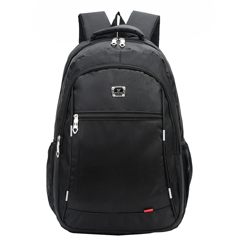 

Wholesale backpack school bag cheap polyester school bags, Black
