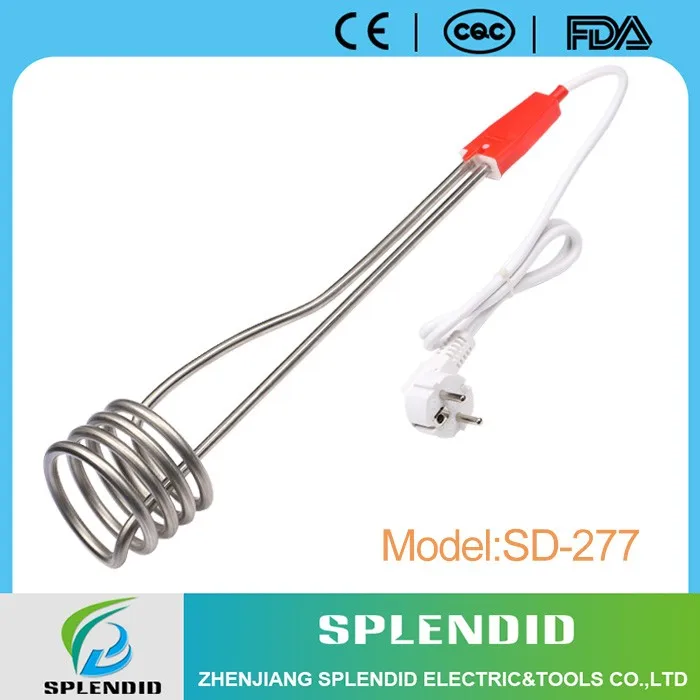 240v Electric Water Immersion Heater 2500w Portable Immersion Electric