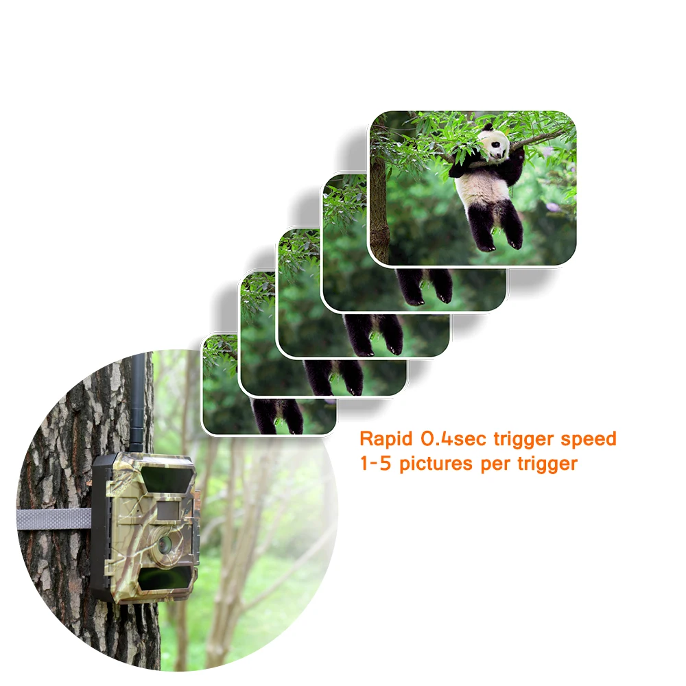 
Latest Hot Selling Most Cost Effective 12MP 1080P 0.4s WIFI 4G 3G GSM MMS EMAIL FTP SMS Hunting Trail Wildlife Outdoor Camera 