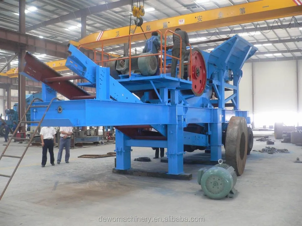 Convenient Movable Stone Mobile Jaw Crusher Plant - Buy Mobile Jaw ...