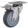 High Quality Swivel PU+PP Ball Bearing Furniture Stainless Steel Castor Wheel