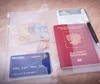 card holder zippered Binder pouch Plastic planner pouch plastic folder