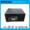 black jewellery safe box for hotel mini fireproof safe box