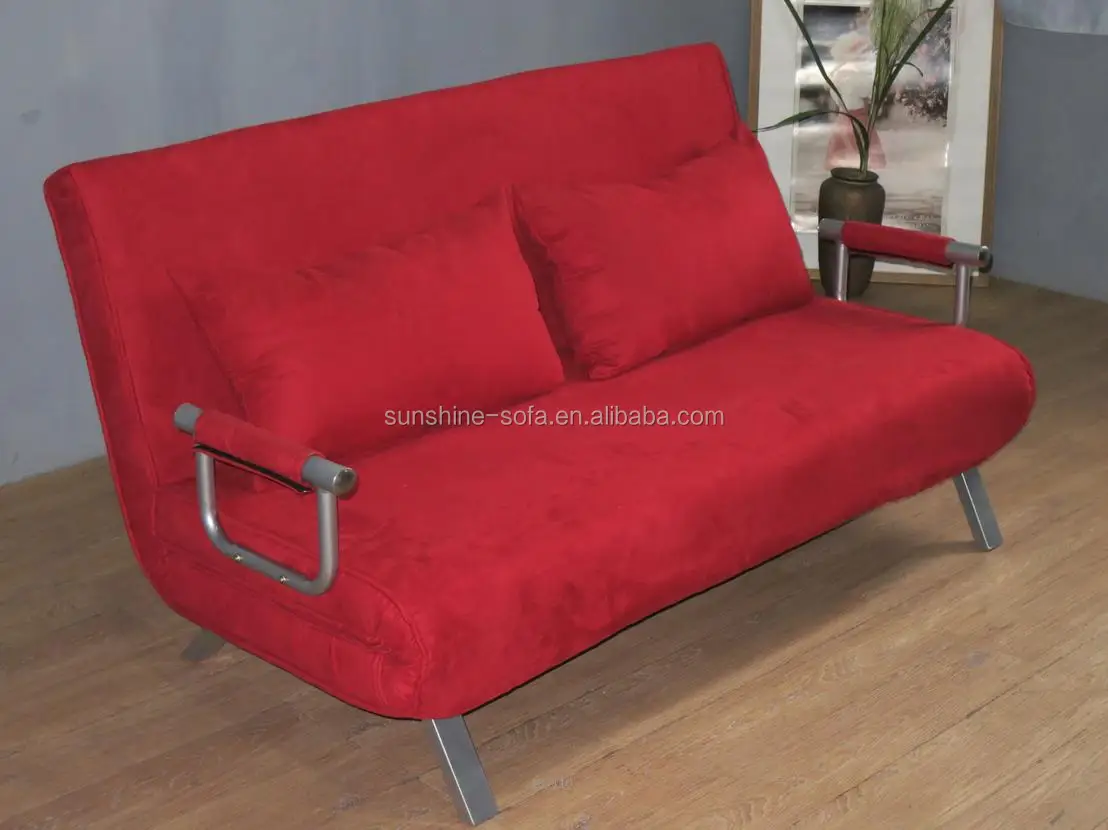 Modernen wohnzimmer stoff liege metall sofa bett billig wohnzimmer ...