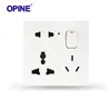Wholesale luxury european style button switch 8 pin electrical switch socket for home