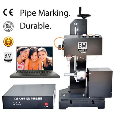 Special Aluminium Die Casting Pneumatic Dot Pin Marking Machine