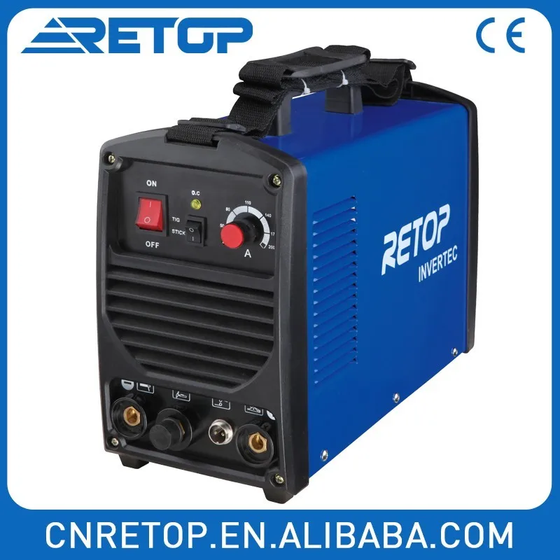 Retop Welding Machine Tig180p Portable Gas Mosfet Inverter Spot