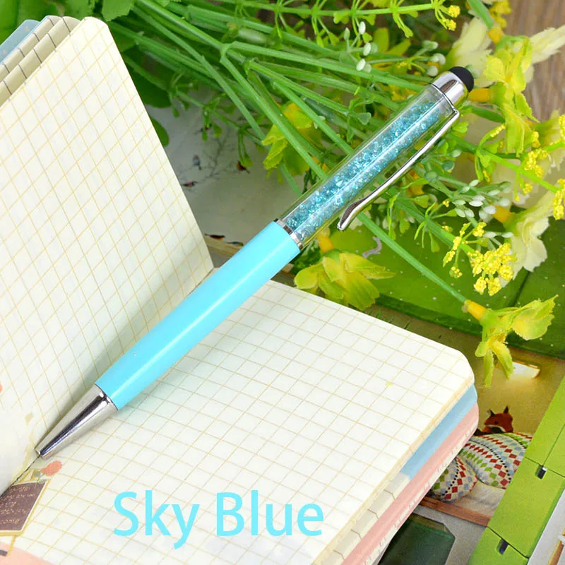 Fashion Top Quality Crystal Ballpen For Students And Office Smoothy