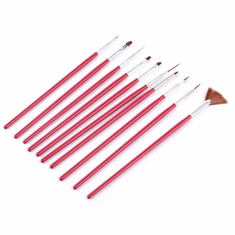 Yaeshii Disposable Acrylic Nails Polish Brush With Kolinsky Buy