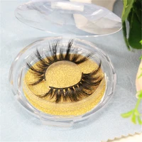 

False eyelashes natural soft 3d mink lashes custom private label 25mm mink eyelashes