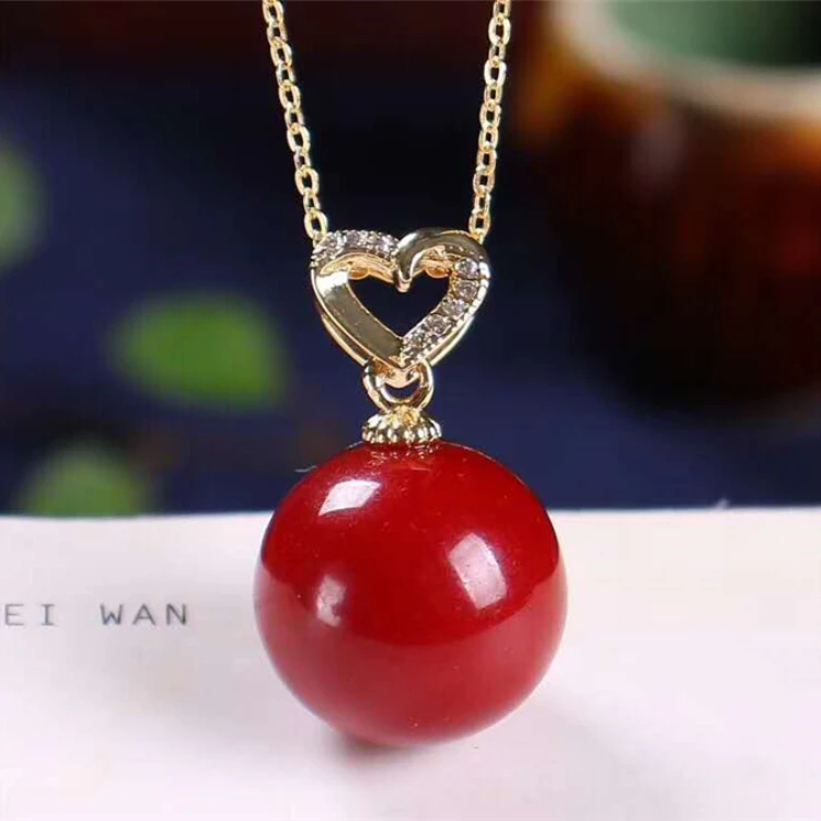 

necklace with hidden camera 925 sterling silver 18k gold plating natural red coral necklace for women jewelry findings