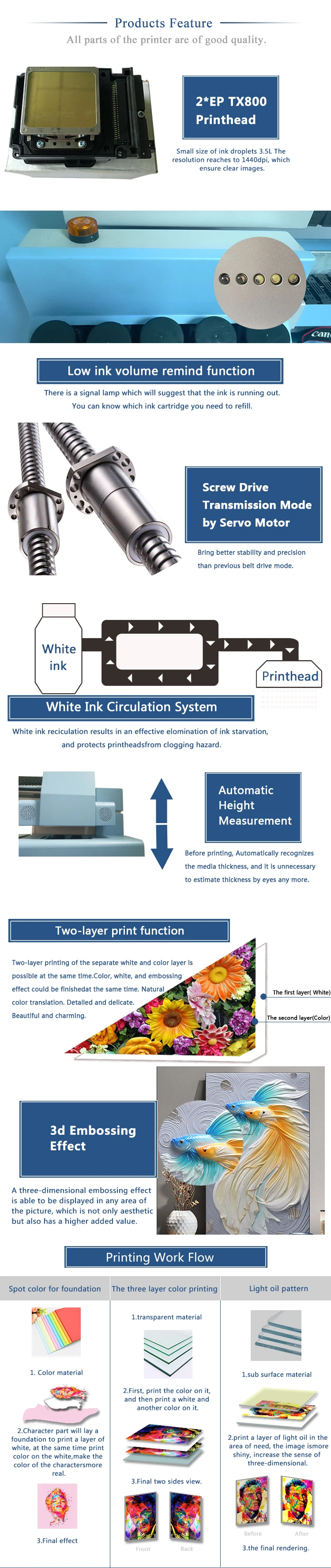 Digital Print Cricket Decals Brochure Printing Machine Price A3 Dtg