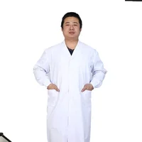 

Hot sales TC 80/20, 65/35, 100% cotton medical white lab doctor hospital coat