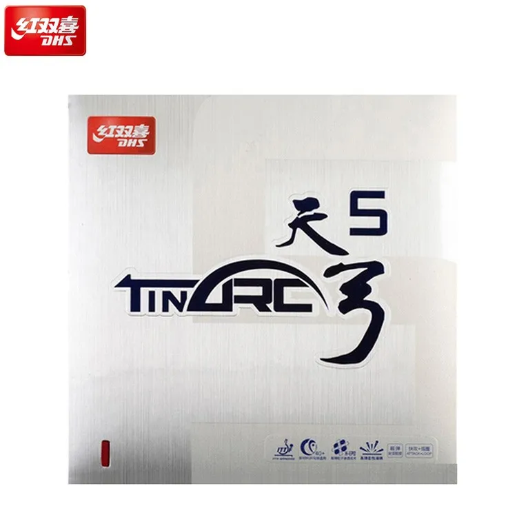

Original DHS TinArc5 pips-in table tennis pingpong rubber with sponge