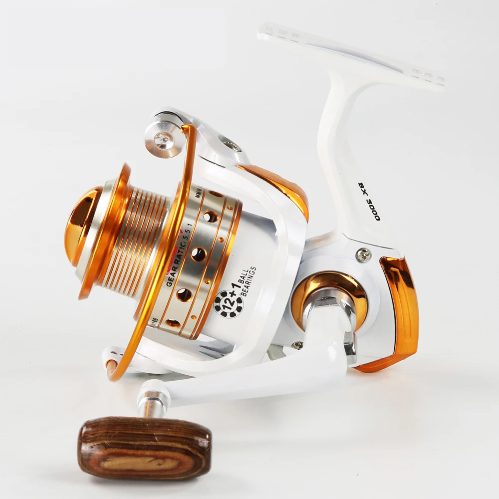 

Fulljion Fishing Reel Spinning 12BB + 1 Bearing Balls Fishing Casting Reel Boat Rock Sea Fishing Casting Reel