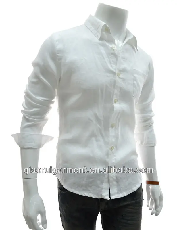 white linen dress shirt mens