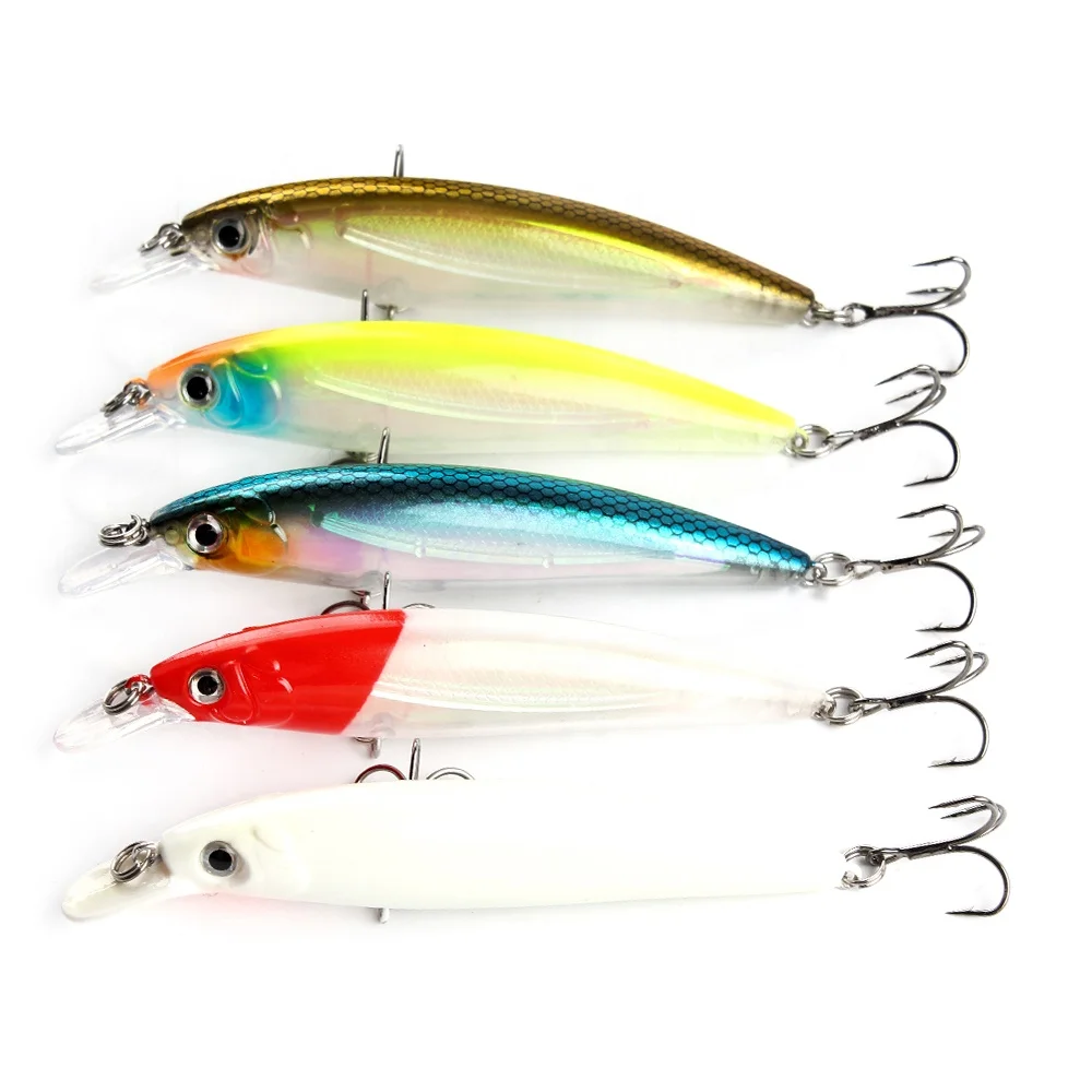 TEIWOO 11.5cm15g fishing lure 5colors hard bait minnow pvc lifelike fishing minnow hard lure
