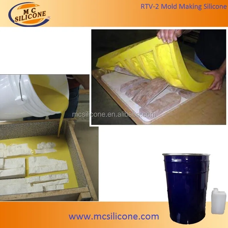 
Concrete molds made by Polyurethane rubber liquid 