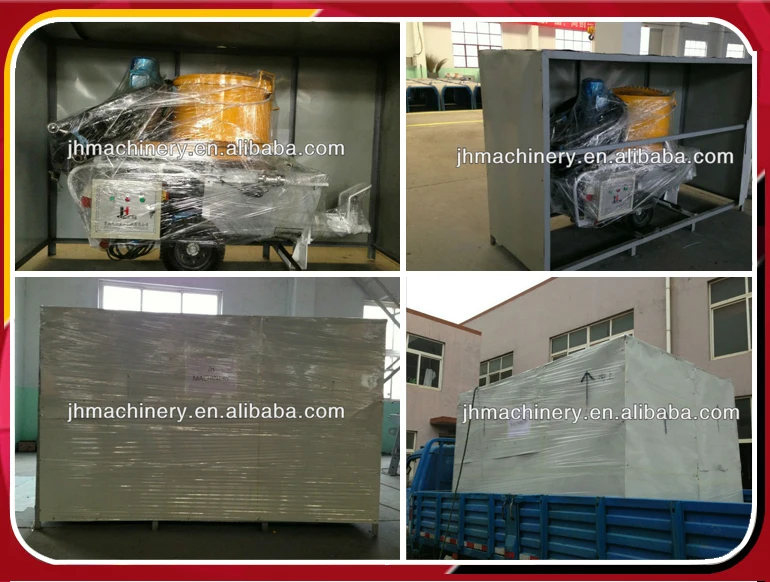 price of China construction Machine sand plaster machine for wall N9 with mixer