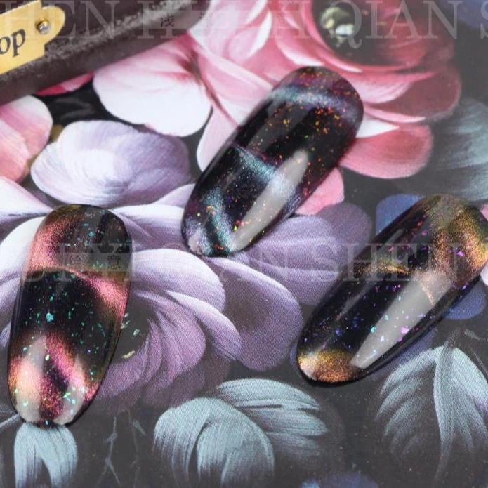 

New Style Magic Cat Eye Nail Polish Gel Magnetic Gel Polish Cat Eye Gel Polish, 3colors