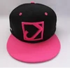 big 3D lettering embroidery snapback cap with transfer printing and woven tab