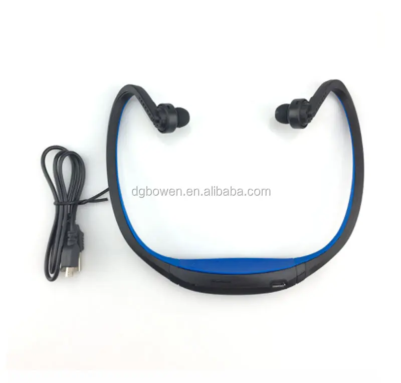 S9 Neckband Headphones With Sd Card Slot Wireless Bt Headphone Stereo
