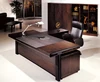 Luxury Wooden Office Executive Desk Walnut with Return
