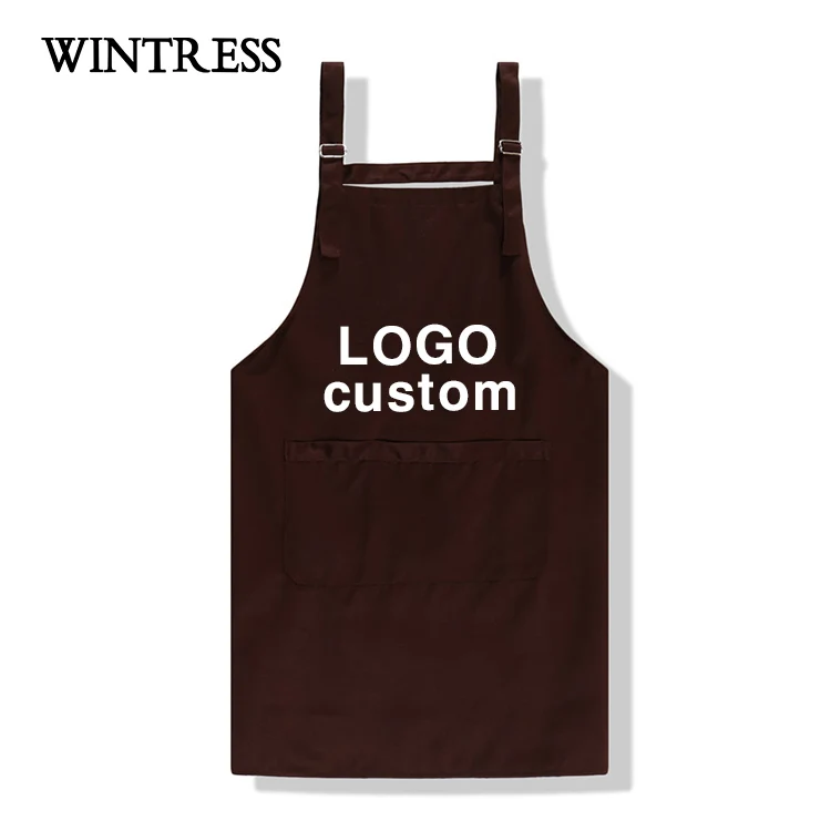 

2021 New Arrival Cheap high quality blank chef apron cotton kitchen apron custom logo funny retro apron, Accept custom color