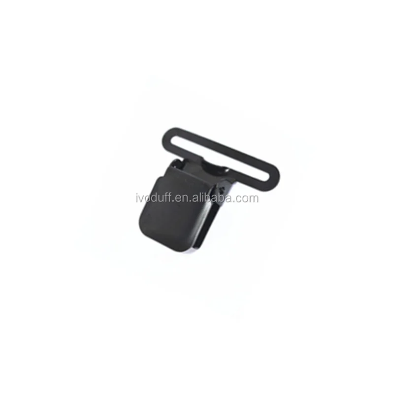 Bulk Price 38mm Adjust Suspender Clip, Metal Black Suspender clip