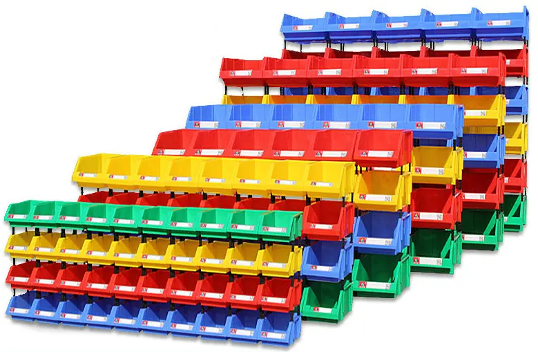 Thickened Plastic Warehouse Storage Parts Box Wall Mounted Box