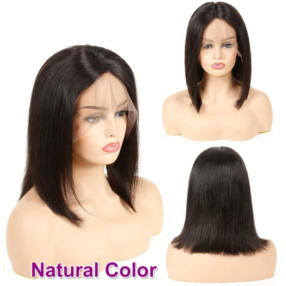

Hotsale 100% Brazilian Virgin Human Short Bob Lace Front Wig