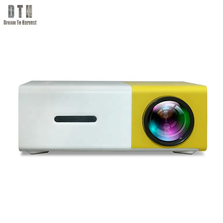 

hot sell home theater portable 1080p 600 lumens mini led projector with lcd display YG300