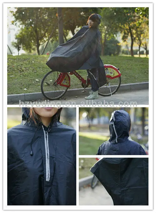 raincoat on bike