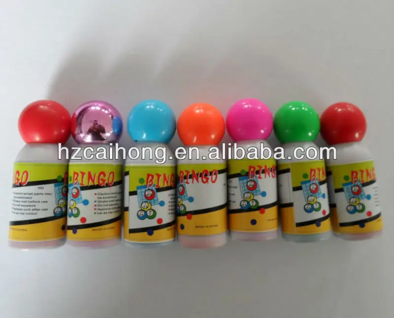 Professional bingo manufacturer, dot bingo dauber, classical shape 10ml 10mm nib mini dabber CH-2819