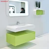 Modern Acrylic Home Kitchen Vessel Sink Bathroom Wash Hand Basin with Cabinet
