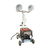 cheap price 5m height hand push light tower for outdoor work