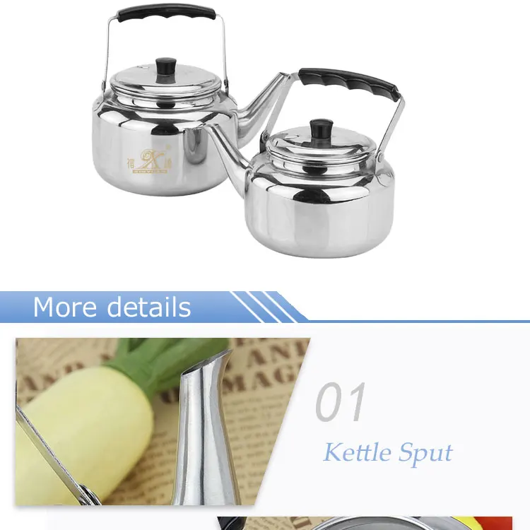 Stainless steel samovar tea maker FT-01203