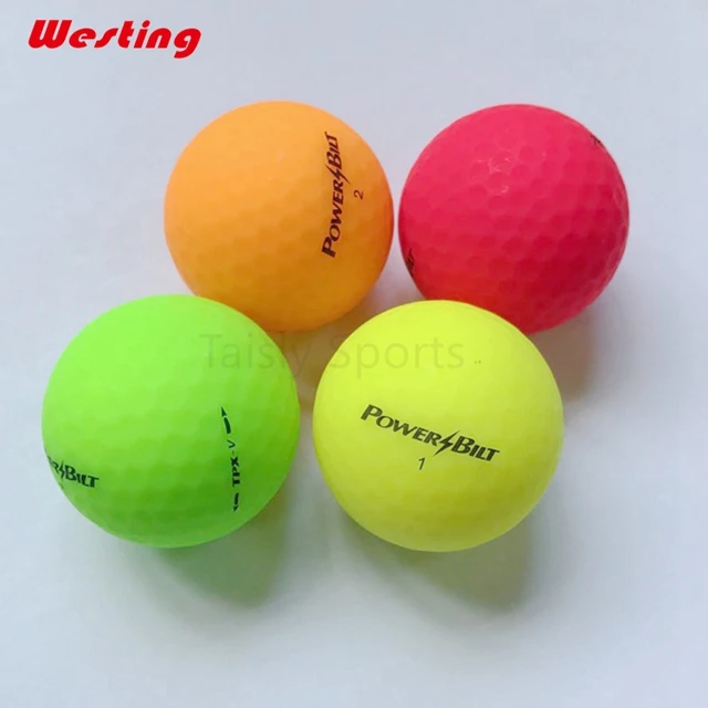 
Colorful kids golf ball super soft 2 piece junior tour balls 