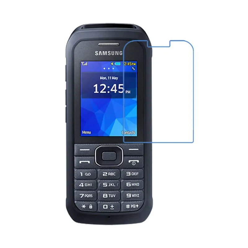 Clear LCD Screen Protector Film Foil Saver for Samsung Xcover 550 with Cloth