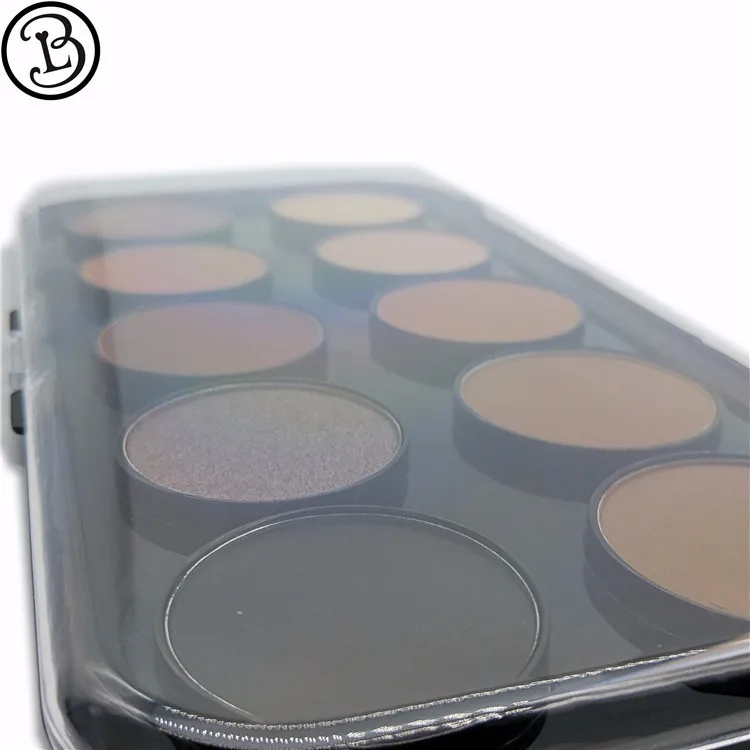 2017 New Arrival Clear Lid 10 Color Custom Eye Shadow Container Buy