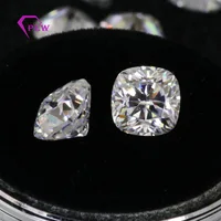 

8mm 2.5ct cushion cut white moissanite diamond