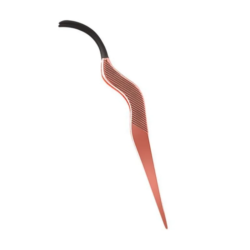 

Rose Gold Eyelash Tools Eyelash Tweezer Stainless Steel False Lash Eyelash Applicator, Rose gold;silver